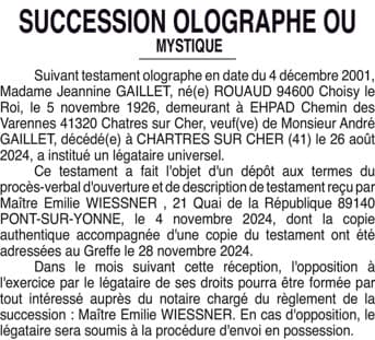 Contenu publication