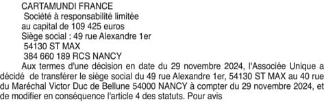 Contenu publication