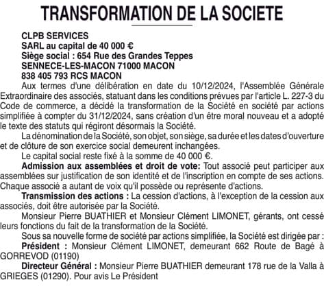Contenu publication
