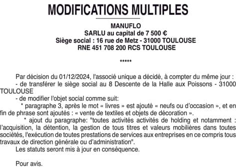 Contenu publication