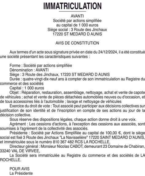 Contenu publication
