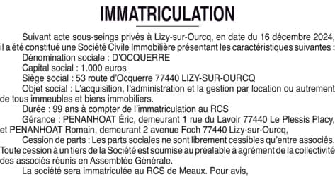 Contenu publication
