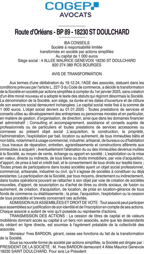 Contenu publication