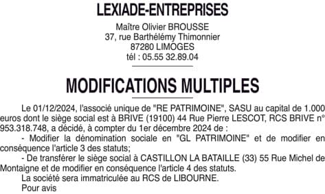 Contenu publication