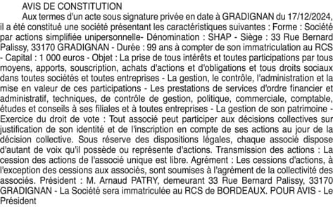 Contenu publication