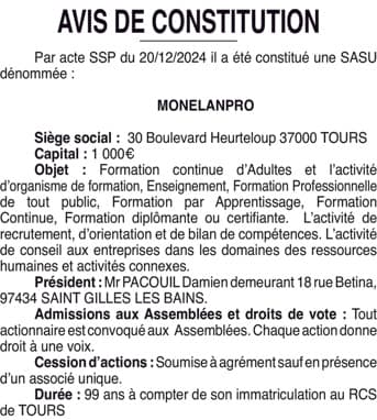 Contenu publication