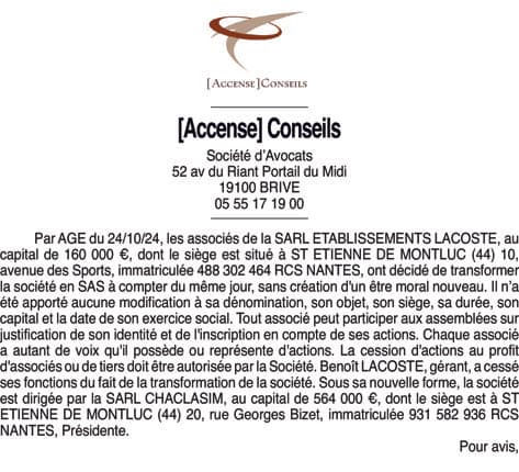 Contenu publication