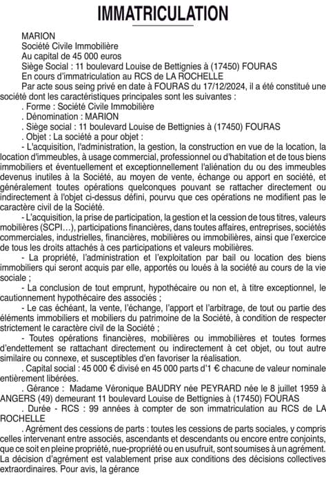 Contenu publication