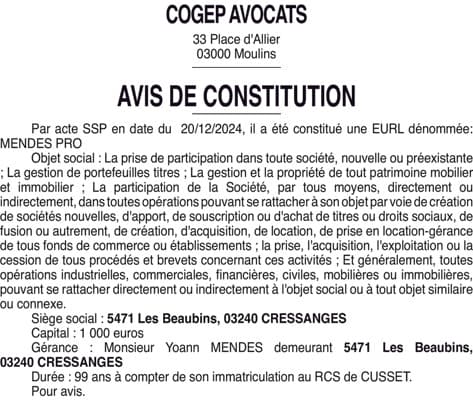 Contenu publication