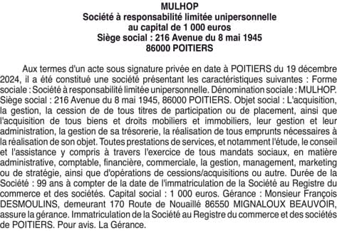 Contenu publication