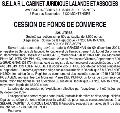 Contenu publication