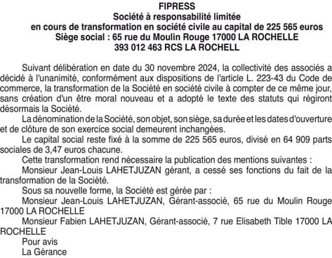 Contenu publication