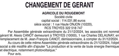 Contenu publication