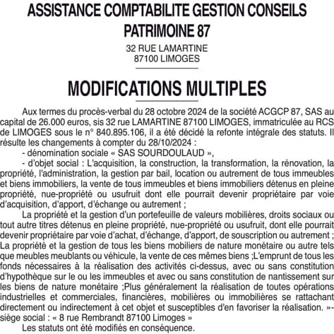 Contenu publication