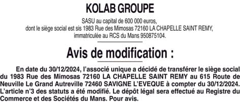 Contenu publication