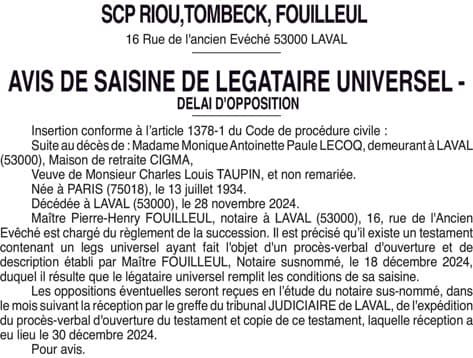Contenu publication