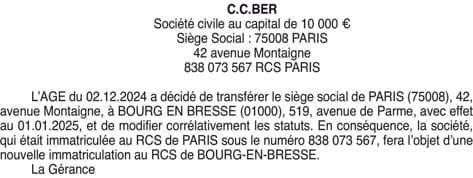 Contenu publication