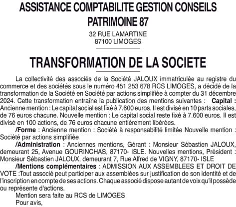 Contenu publication