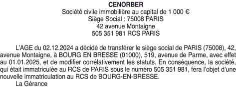 Contenu publication