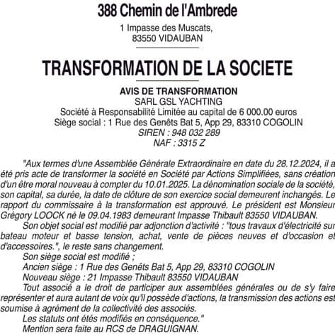 Contenu publication