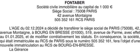 Contenu publication