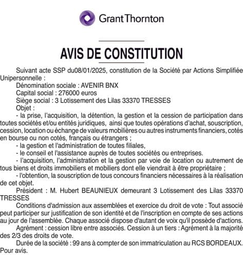 Contenu publication