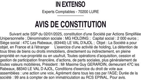 Contenu publication