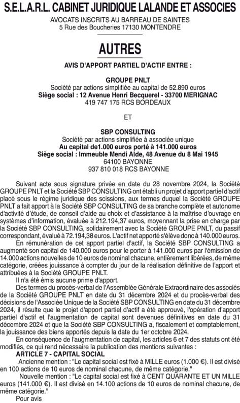 Contenu publication