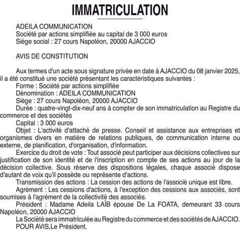 Contenu publication