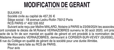 Contenu publication