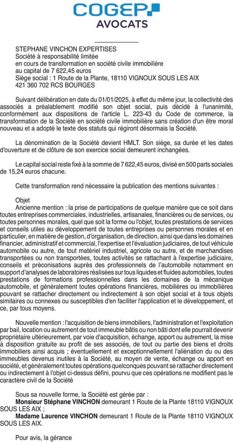 Contenu publication