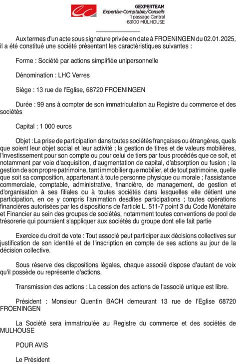 Contenu publication