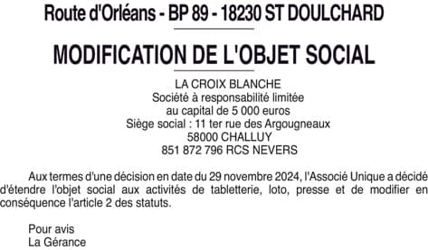 Contenu publication