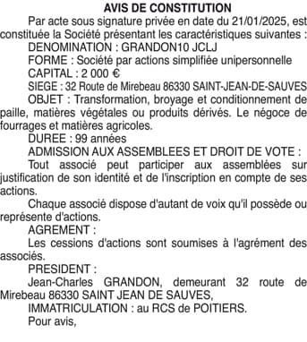 Contenu publication
