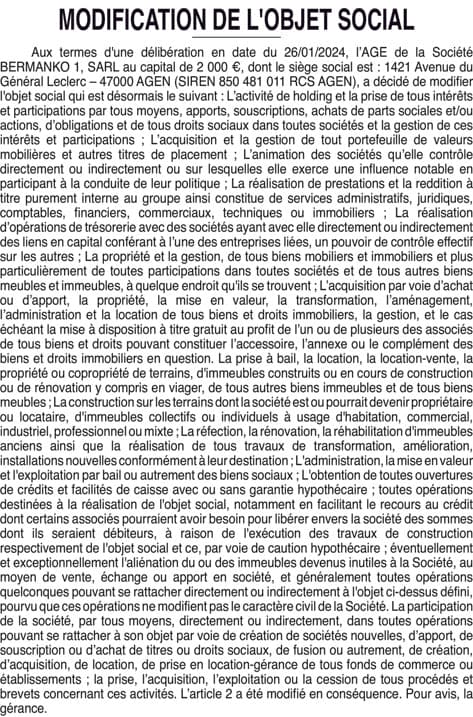 Contenu publication