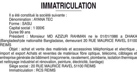 Contenu publication