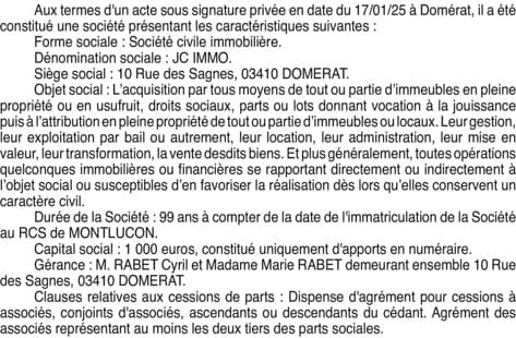 Contenu publication