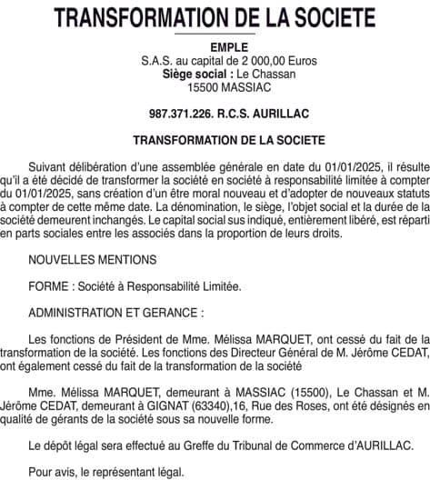Contenu publication
