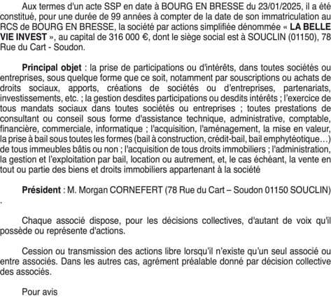 Contenu publication