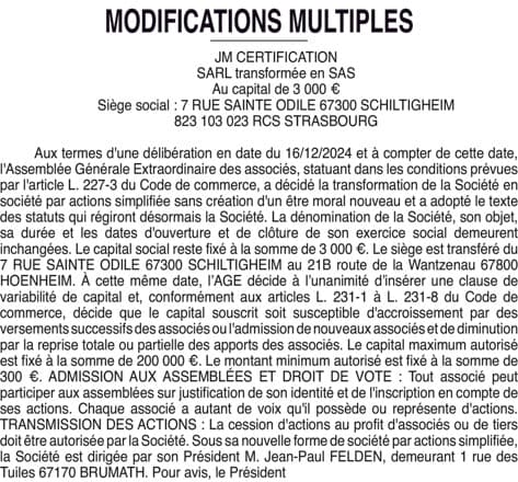 Contenu publication