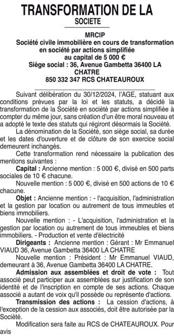Contenu publication