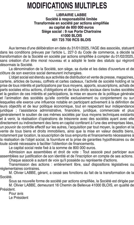 Contenu publication