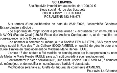 Contenu publication