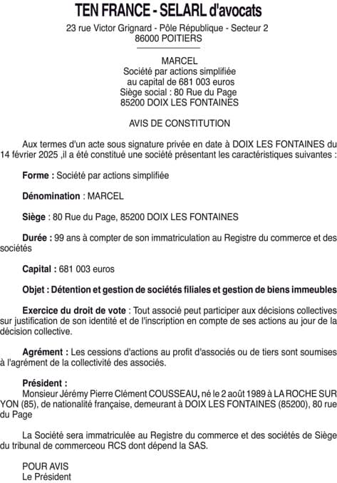 Contenu publication