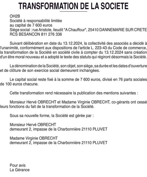 Contenu publication