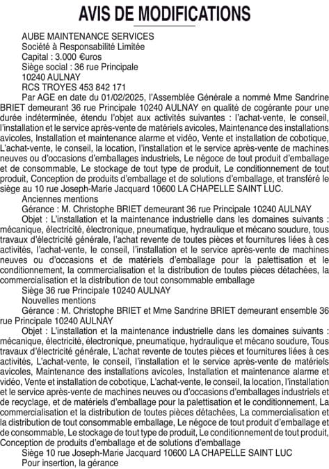 Contenu publication