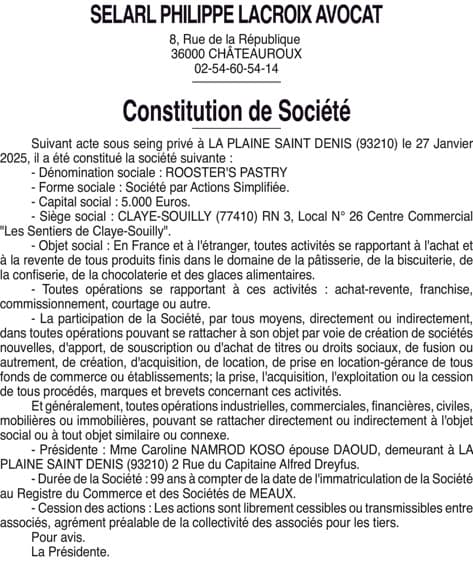 Contenu publication