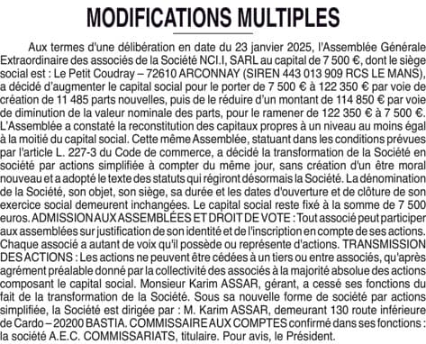 Contenu publication