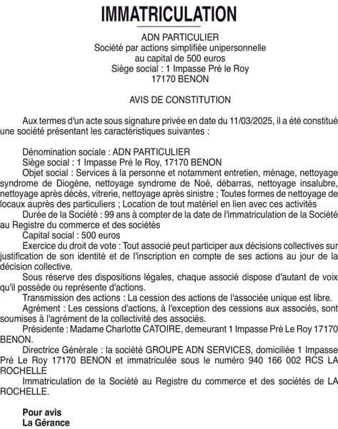 Contenu publication