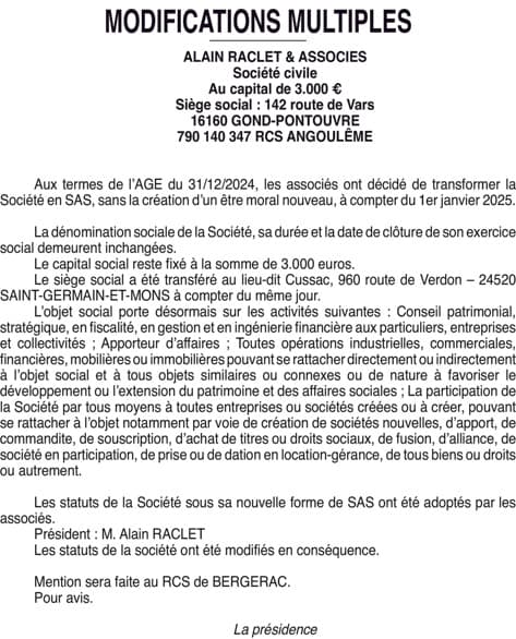 Contenu publication